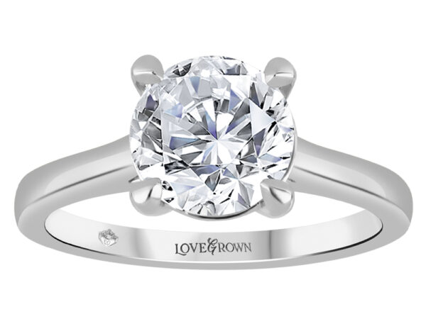 Lab Grown Diamond 2ct Solitaire Ring