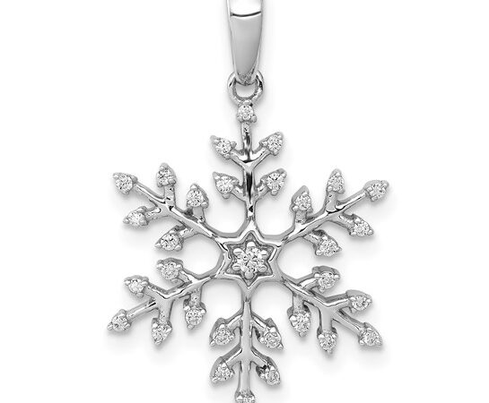 Diamond Snowflake Pendant