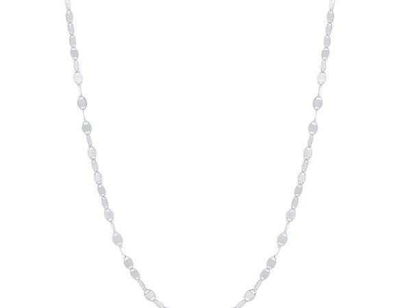 Sterling Silver Mirror Link Chain