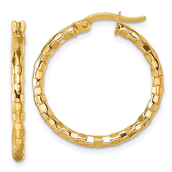 10K Gold Hoop Earrings
