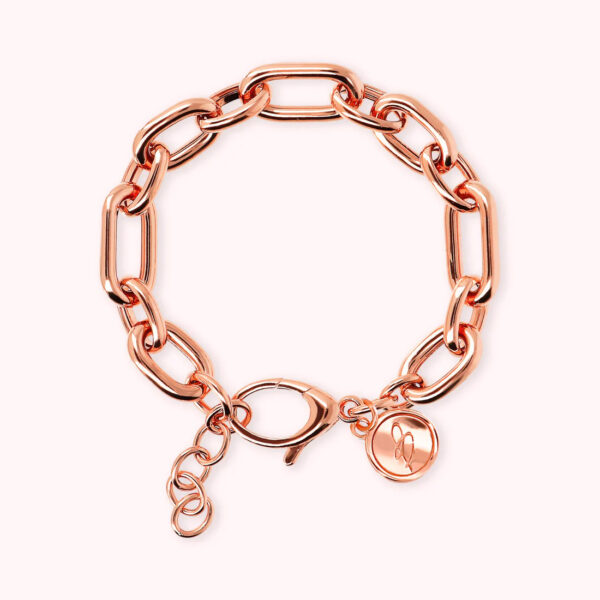 Bronzallure Paperclip Link Bracelet