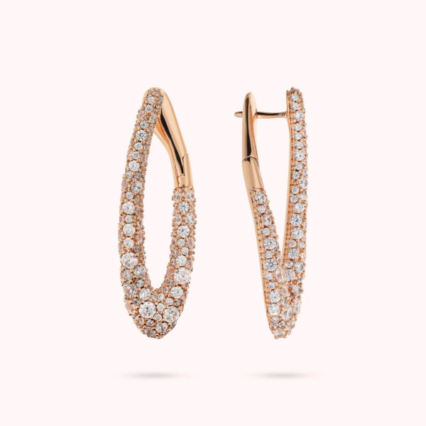 Bronzallure Cubic Zirconia Designer Earrings