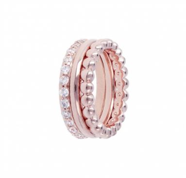 Bronzallure Stackable Set of Rings