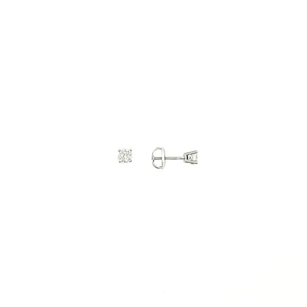 14K Diamond Stud Earrings