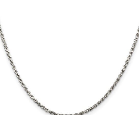 Sterling Silver Diamond Cut Rope Chain