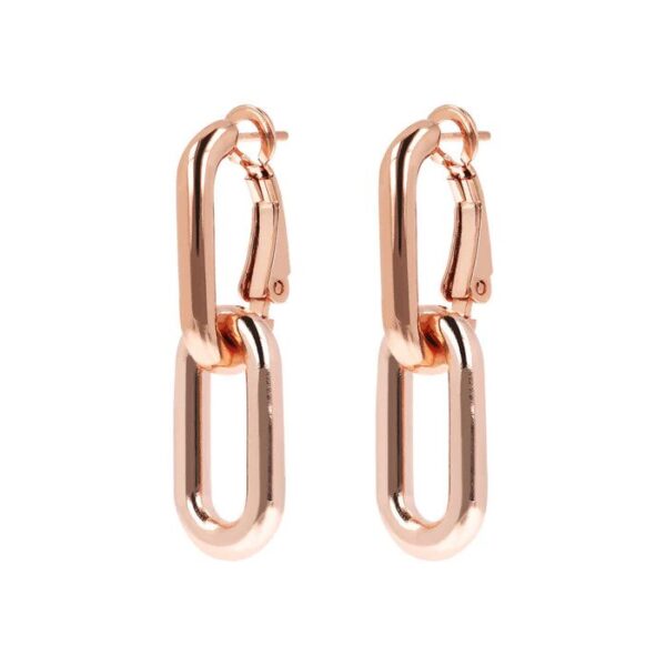 Bronzallure Paperclip Earrings