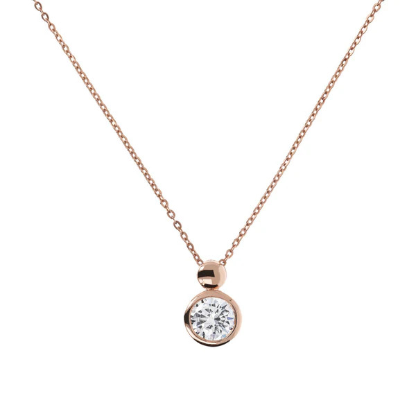 Bronzallure Solitaire Necklace