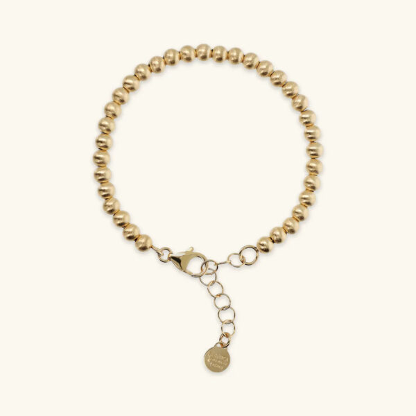 Etrusca Gold Plated Bead Bracelet