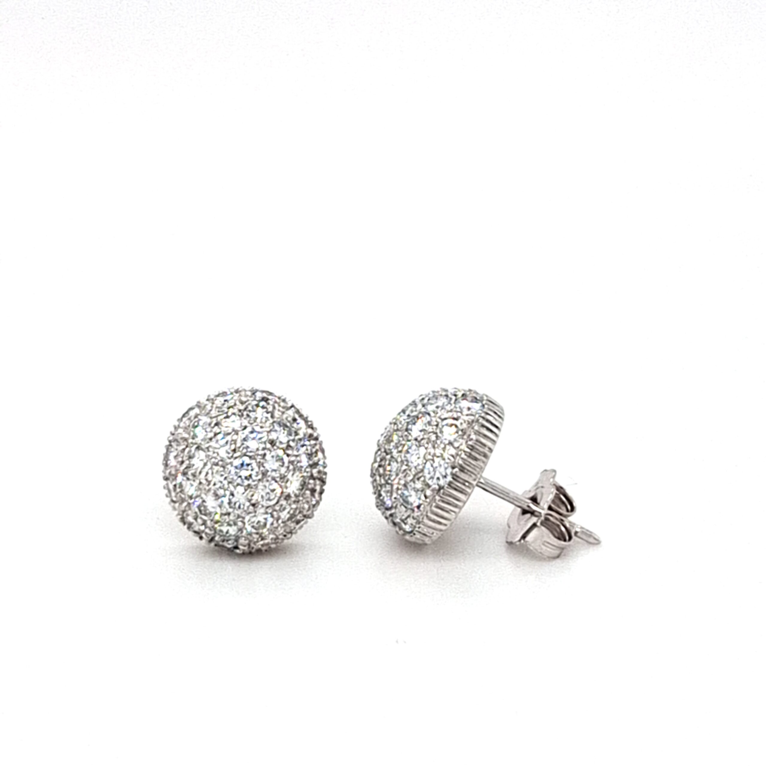 ESTATE Diamond Pave Earrings