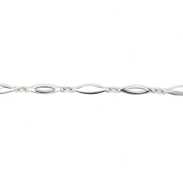 10K Gold Marquise Link Bracelet