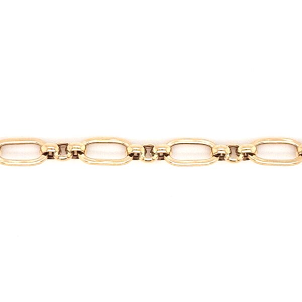 10K Gold Paperclip Bracelet