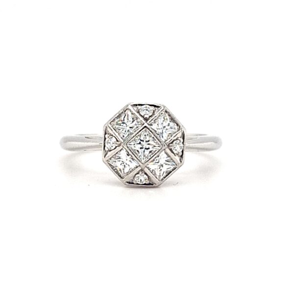 ESTATE Platinum Tiffany & Co Diamond Ring
