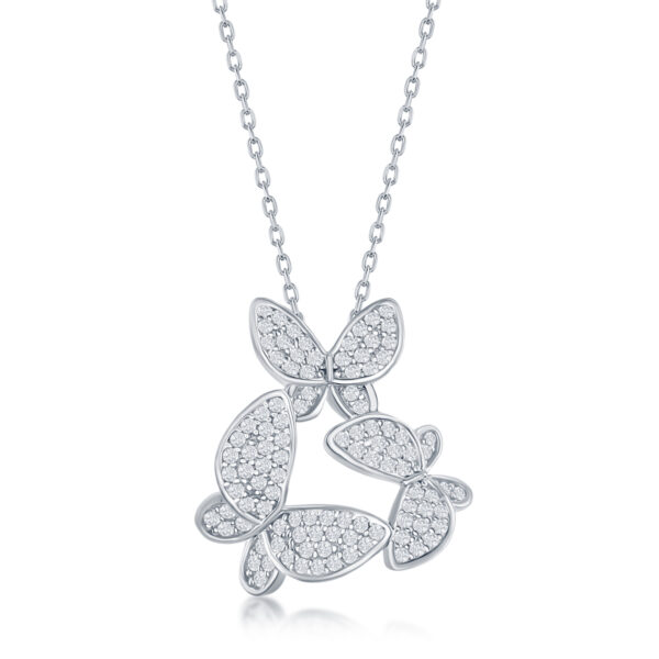 Sterling Silver Butterfly Necklace