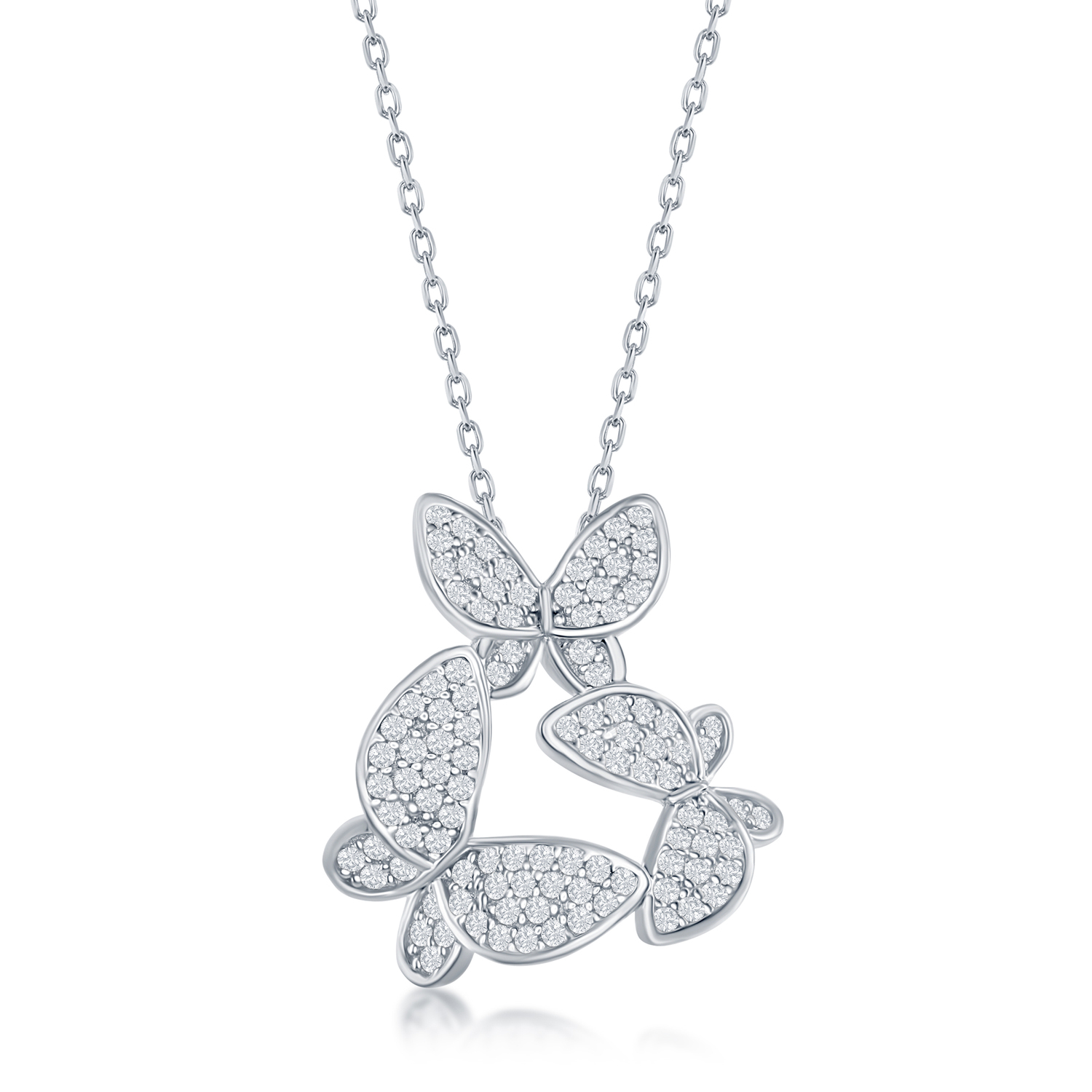 Sterling Silver Butterfly Necklace