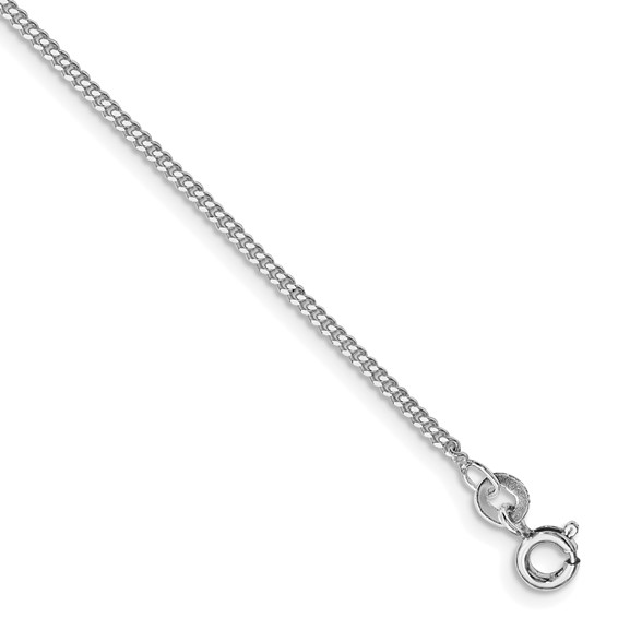 Sterling Silver Fine Curb Link Bracelet