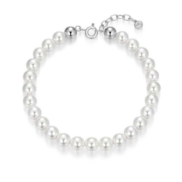 Reign Sterling Silver Pearl Bracelet