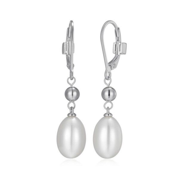 Sterling Silver ELLE Pearl Earrings