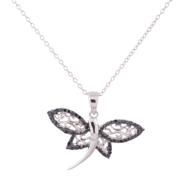 Sterling Silver Dragonfly Necklace