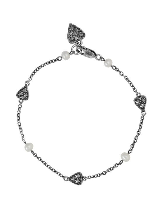 Sterling Silver Marcasite Bracelet