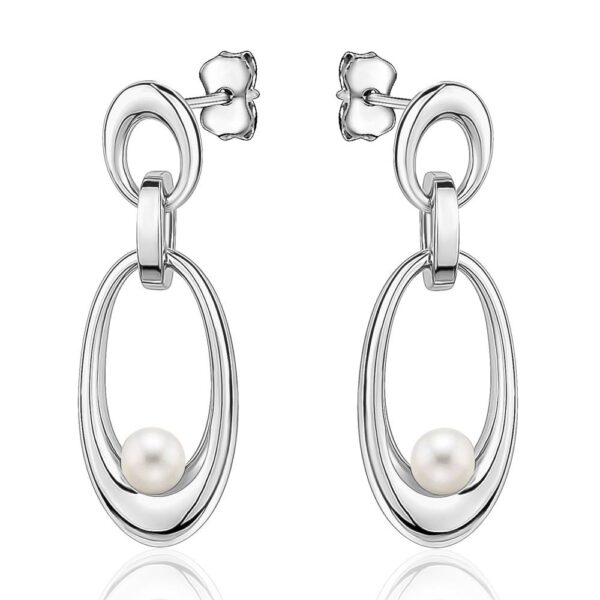 Sterling Silver Pearl Earrings
