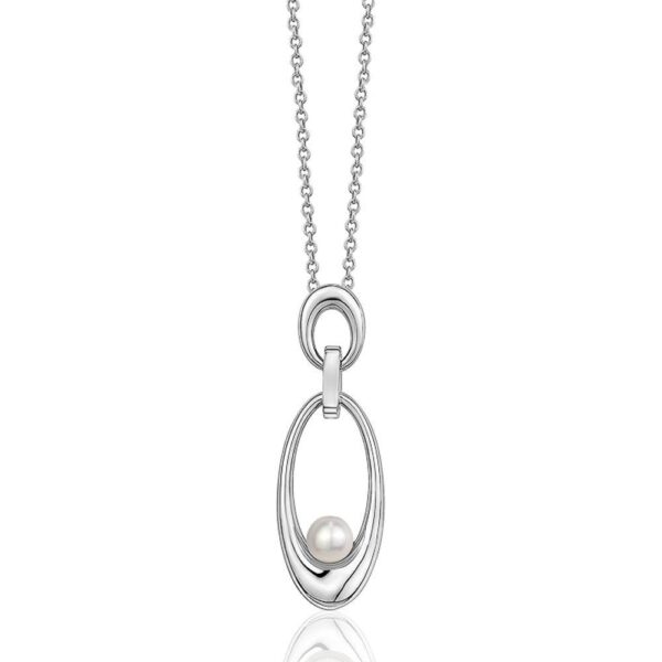 Sterling Silver Pearl Necklace