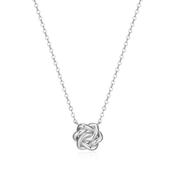 Silver ELLE Knot Necklace