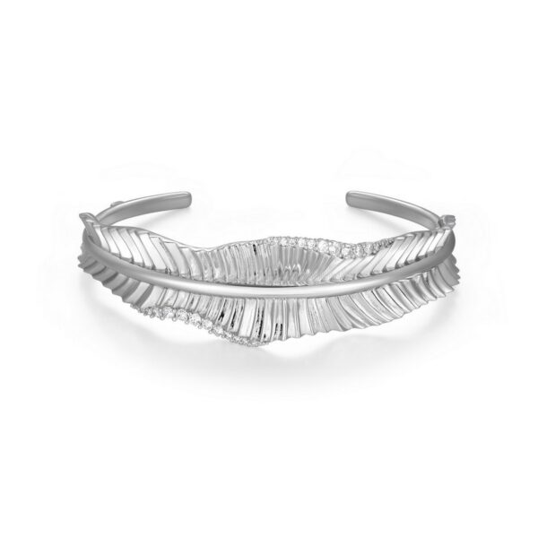 Silver ELLE Cuff Bracelet