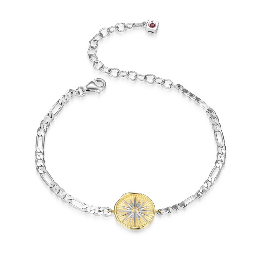 Silver ELLE Starburst Bracelet