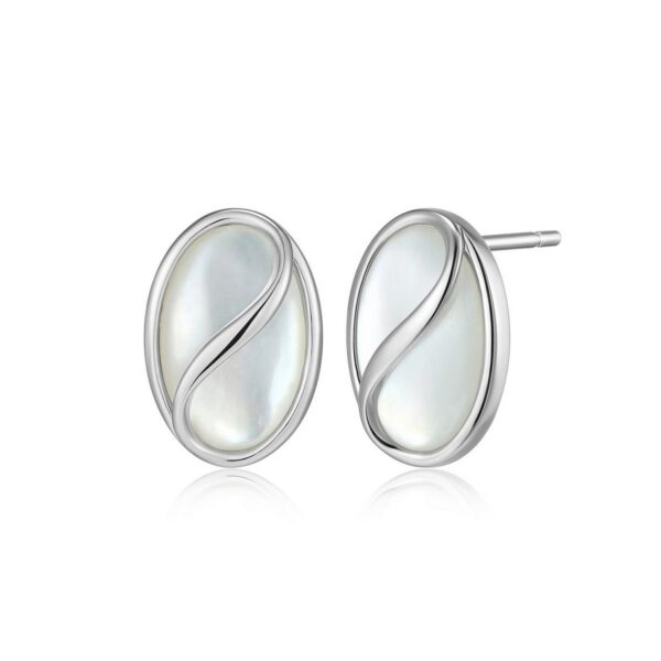 Silver ELLE Mother of Pearl Earrings