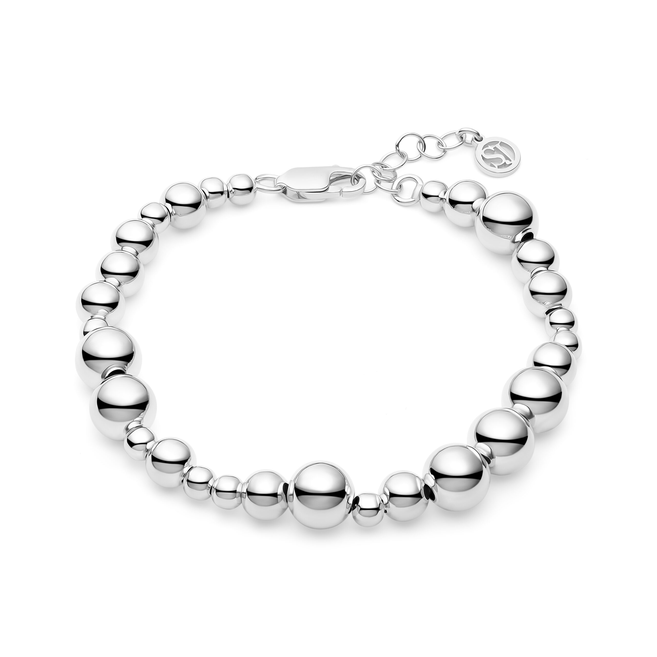 Sif Jakobs Sterling Silver Bead Bracelet