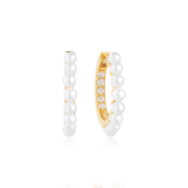 Sif Jakobs Pearl Hoop Earrings