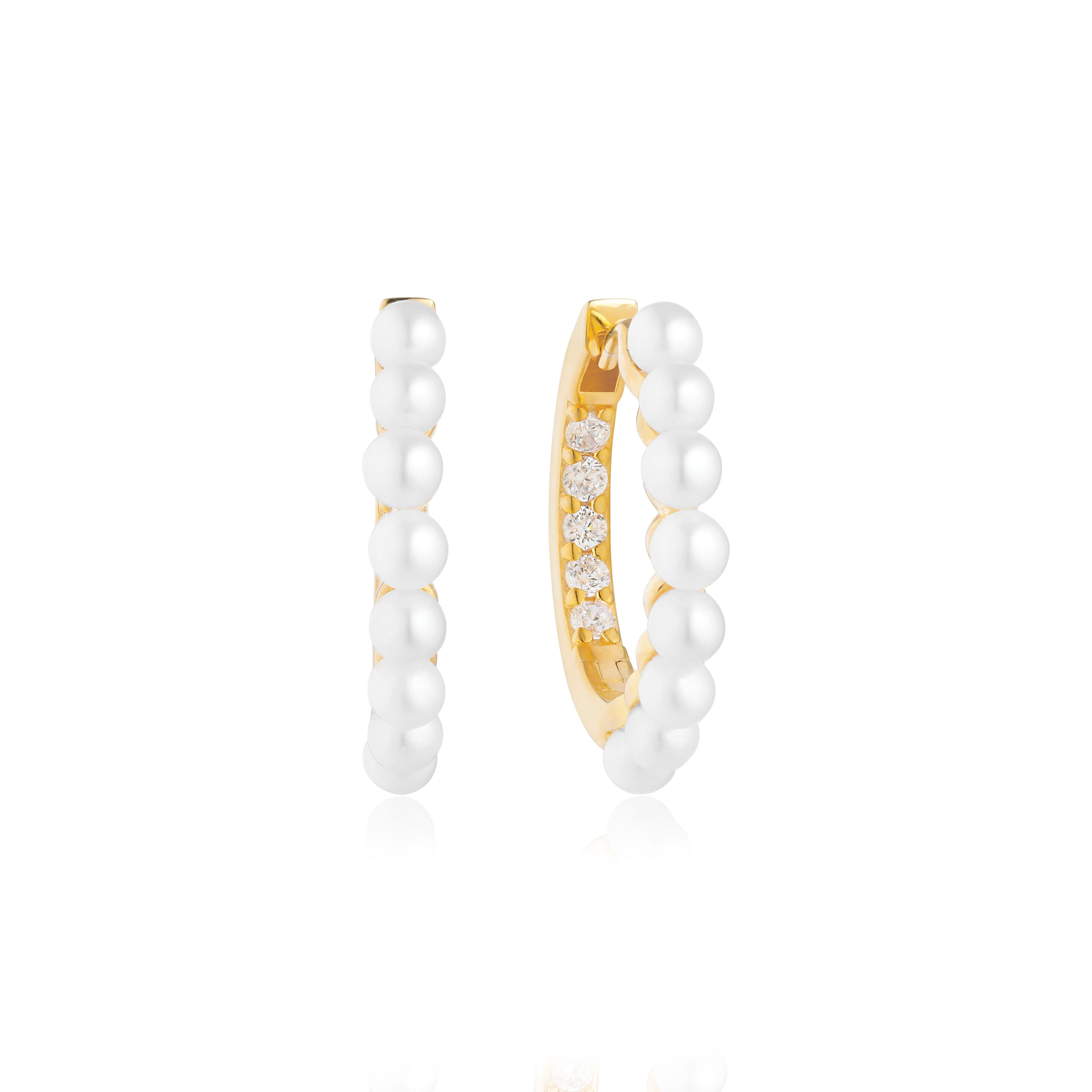Sif Jakobs Pearl Hoop Earrings