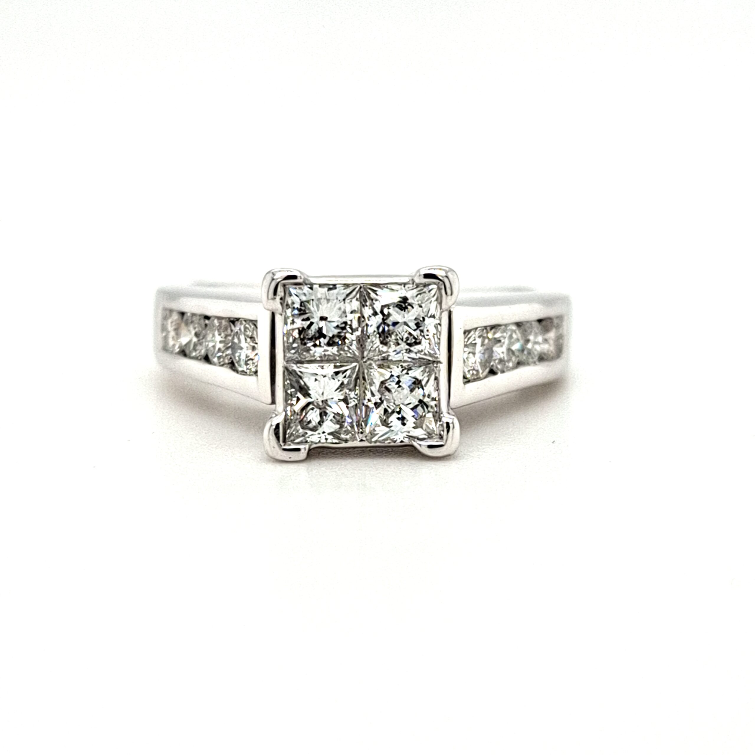 ESTATE Diamond Invisible Set Ring
