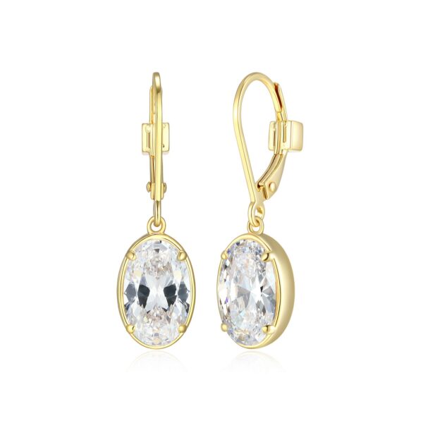 ELLE Gold Plated CZ "Serenelle" Earrings