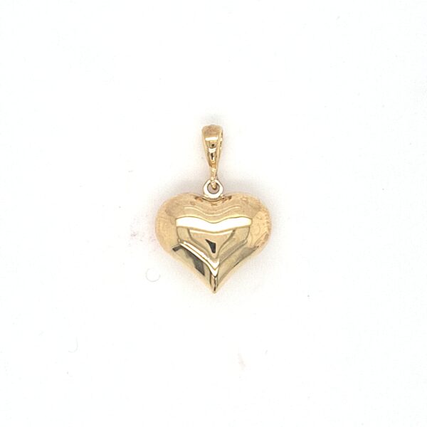 10K Gold Heart Pendant