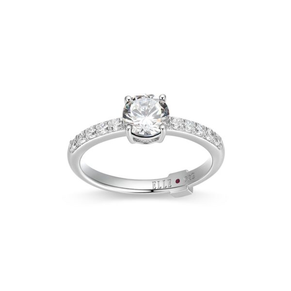 ELLE Silver CZ "Duchess" Ring