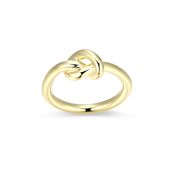 Reign 18K Gold Plated Knot Ring