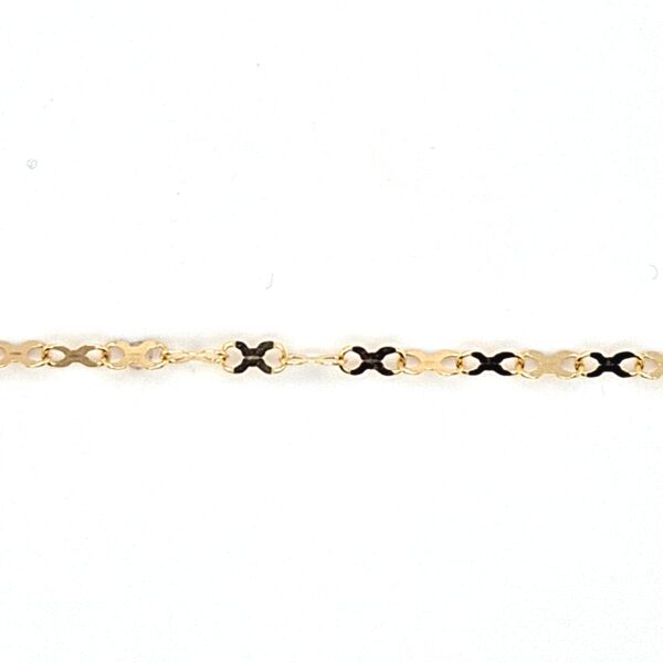 10K Gold Infinity Link Bracelet