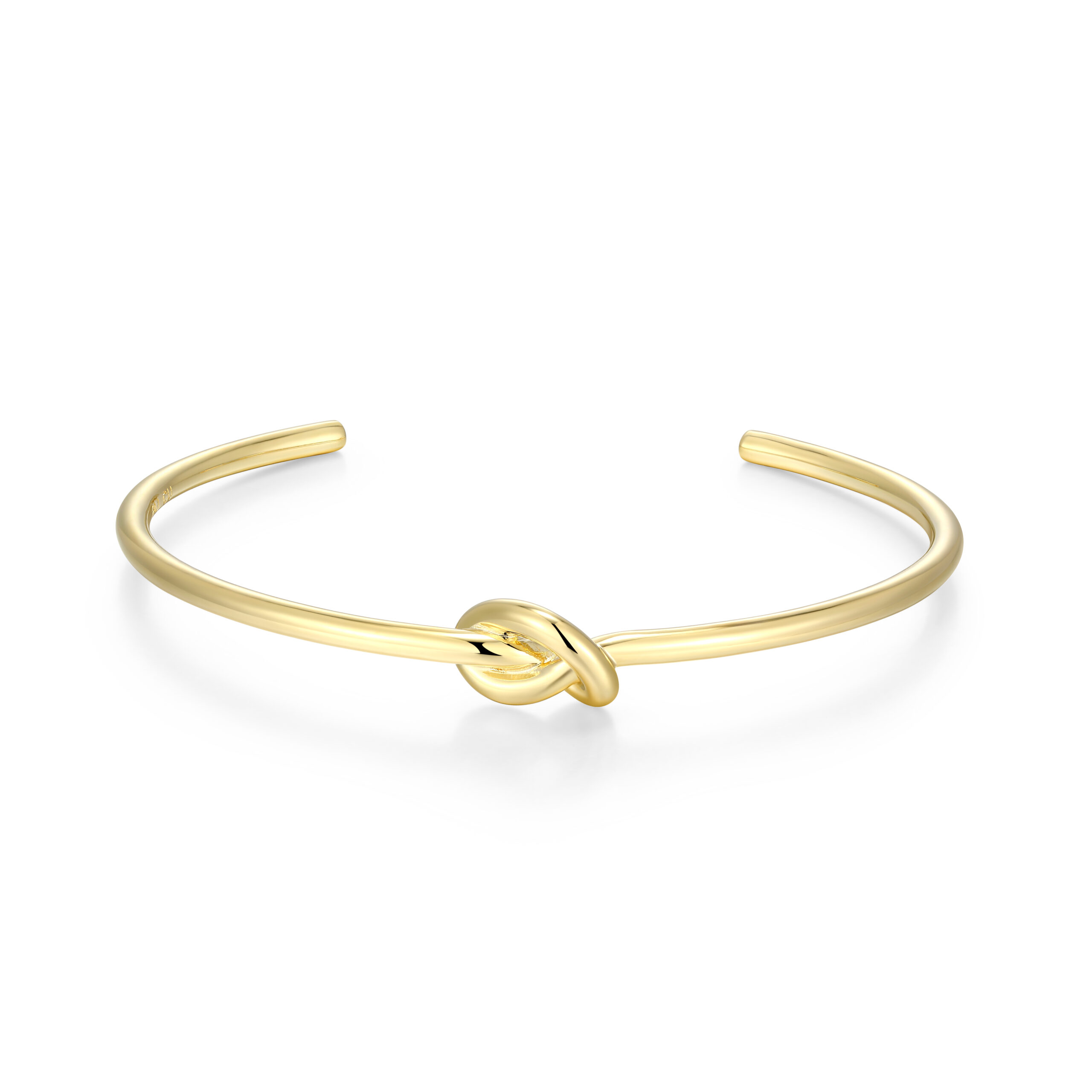 Reign 18K Gold Plated Knot Cuff Bracelet