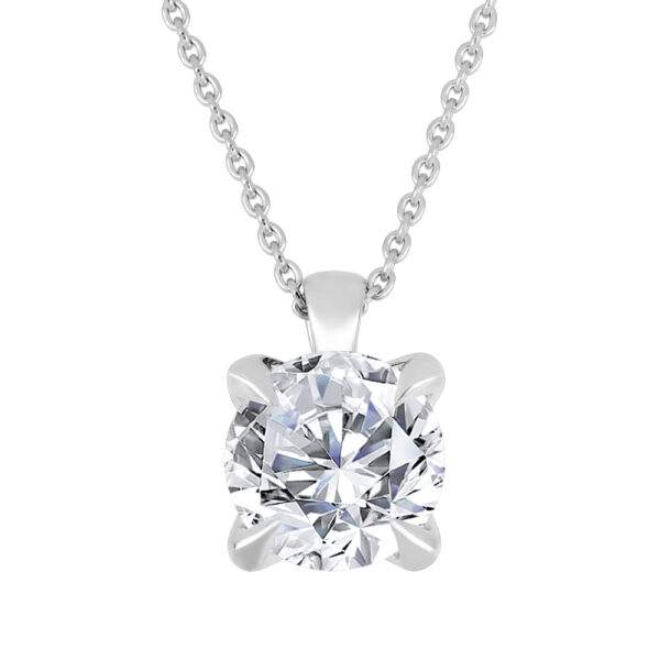 2.0ct Lab Grown Diamond Solitaire Necklace