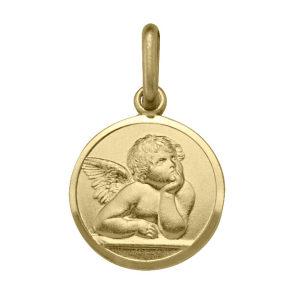 10K Gold Angel Pendant